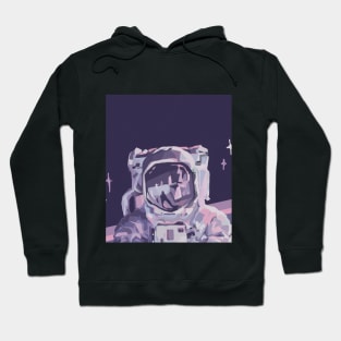 Purple retro astronaut Hoodie